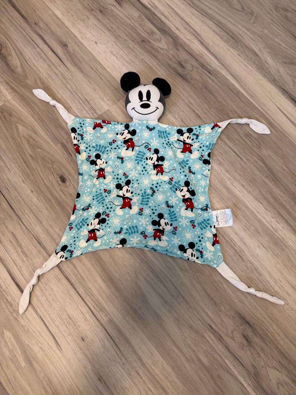 Little Sleepies Mickey Mouse Winter Wonderland Lovey Security Blanket Christmas
